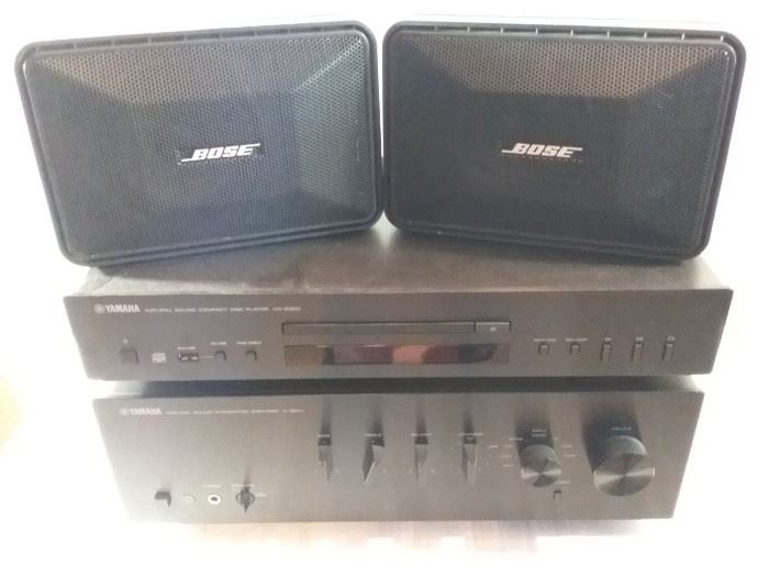 Stereo Equipment with Two Bose Speakers