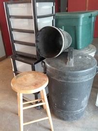 Storage and Trash Cans