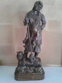 Tall Bronze Sculpture