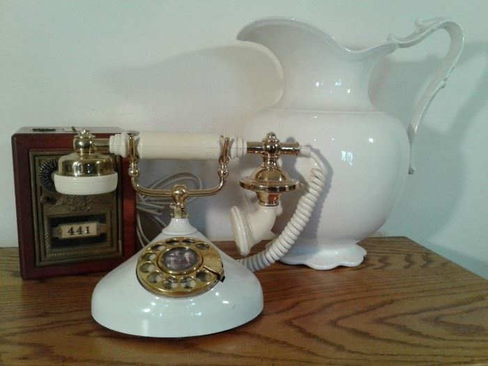 Telephone Pitcher Piggy Bank