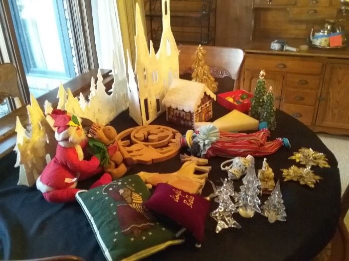 Variety of Christmas Decorations