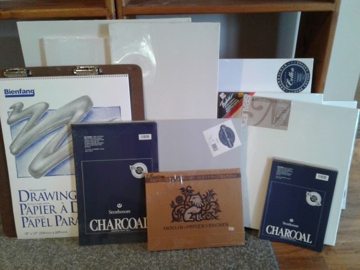 Various Canvas and Art Items