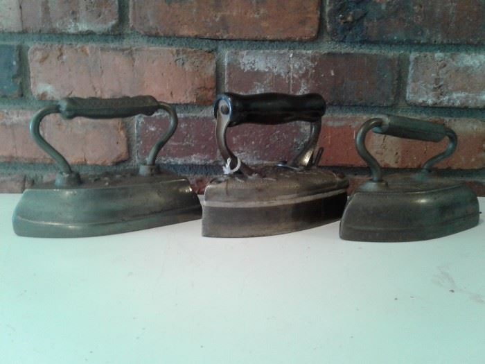 x3 Antique Irons