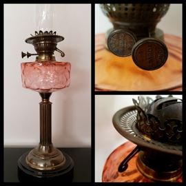 antique kerosene lamp