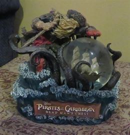 Pirates of the Caribbean water globe