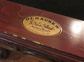 Olhausen pool table