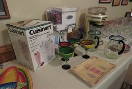 Cuisinart coffee grinder/maker, ice cream maker