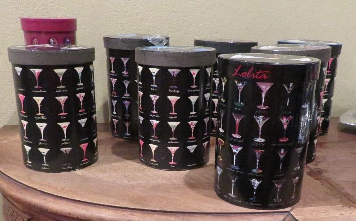 Collection of Lolita martini glasses