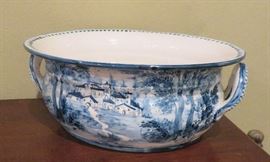 Italian pottery basin