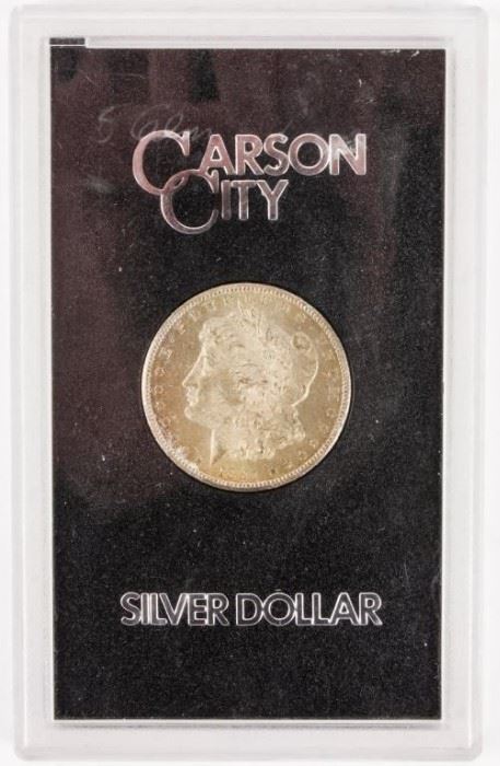 Lot 394 - Coin 1884-CC Morgan GSA Silver Dollar in Holder