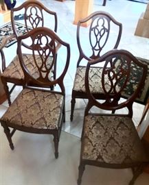 4 Matching Chairs for Rectangle dining table