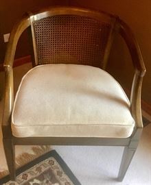 Vintage Upholstered Seat Arm chair