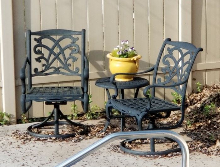 More outdoor furniture