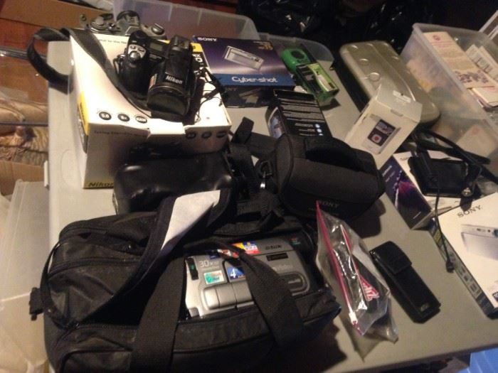 cameras and equipment