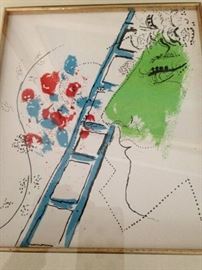 Chagall  "the ladder" 1957