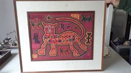 One of several Panamanian molas of various sizes.