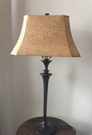 One of a set of 3 Pottery Barn decorative lamps - 2 table top and one floor