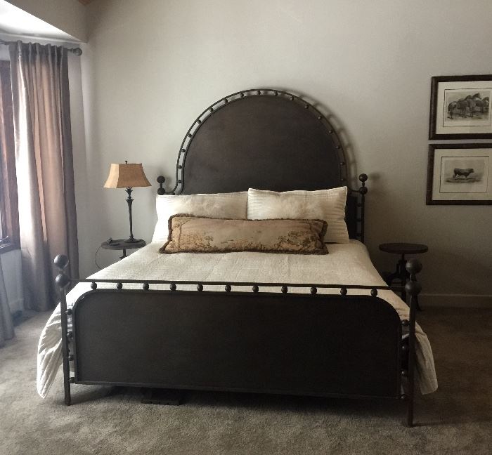 6’8” tall Metal Cal King bed frame - really need to see in person!