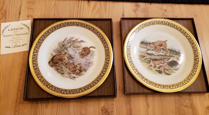 Lenox Bohemn Wildlife Plates