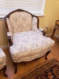 Louis the 16th French Bergere Chairs