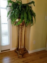 Gold Plant Stand