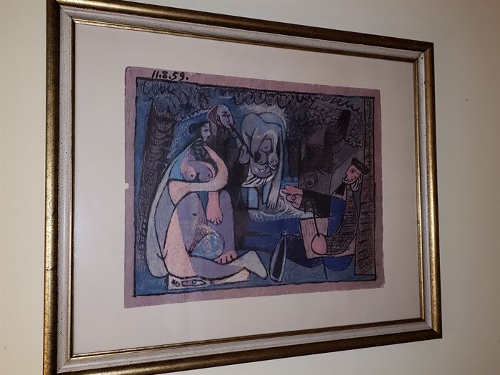 Art Dated 1959 Framed Print 