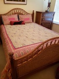 Lexington Wicker Henry Link Queen Bedroom Set 