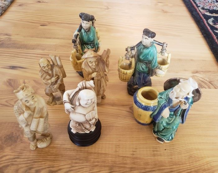 Vintage Chinese Figurine Pottery 