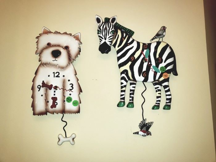 Allen Design Whimsical Clocks