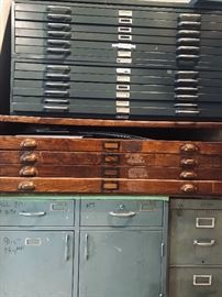 primitive, industrial, and storage for art collections.  HEAVY-  must bring help for loading.   