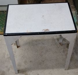 Small Metal  Utility Table