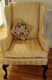 One of "Kitty’s favorite chairs, and actually we a photo of her sitting posed for pictures in this chair.  Her love of quality furniture is shown throughout this warm and cozy Cottage Home.  Two to choose from