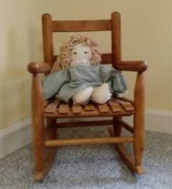 Blonde Handmade Rag Doll