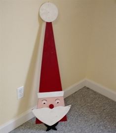 Handmade and Painted Wooden Santa Claus