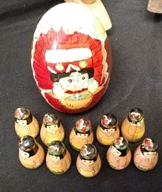 Indian Chief Nesting Doll and 10 Little Indians
