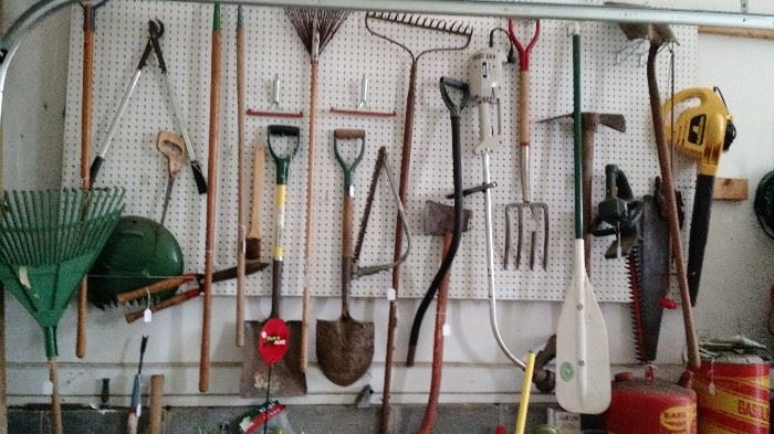 Nice Assortment of Lawn Tools