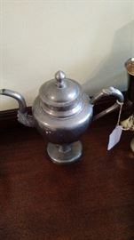 19th Century  Pewter Coffee Pot
