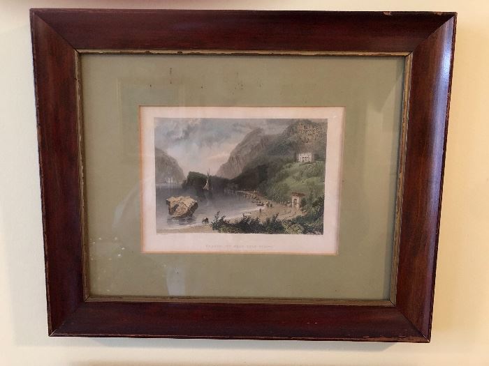 Framed Print, "Undercliff Near Cold Spring"  by Edward Mengue 