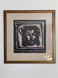 Georges Rouault, Etching Aquatint, c 1922 from the Meserere series