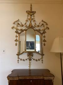 Hollywood Regency Gilt Mirrors, PAIR