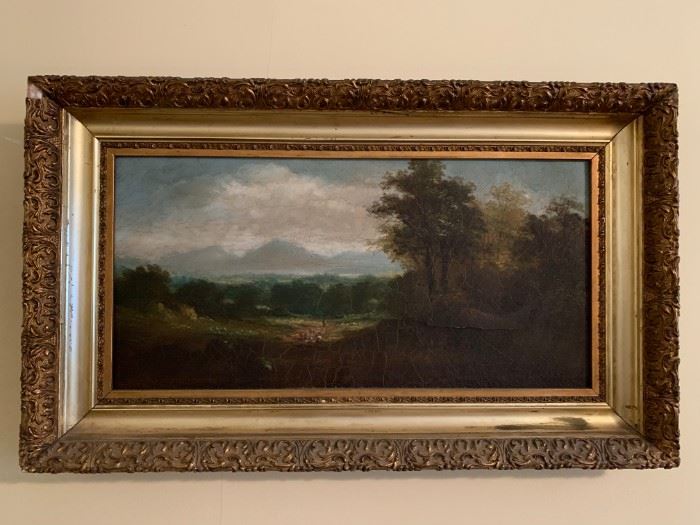 Samuel Gerry, Oil on Canvas, 11 x 23