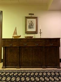 Crotch Mahogany Sideboard