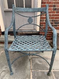 Detail Woodard Cast Iron Patio Set, Cushions Available (not shown)