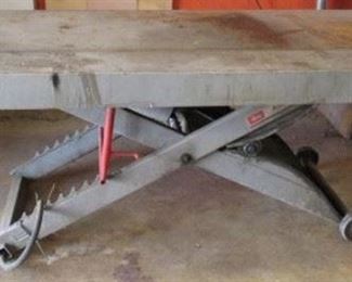 80" Steel Handy Air Lift Work Table