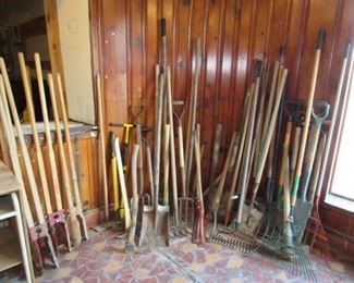 Lots of Yard tools