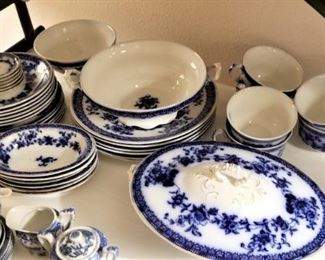 Check out this lovely antique Flow Blue china - circa 1880.