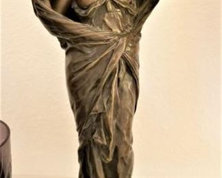 "Nature Revealing Herself" cabinet bronze
