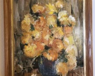 Another Jack Cooley painting - this one a floral still-life.