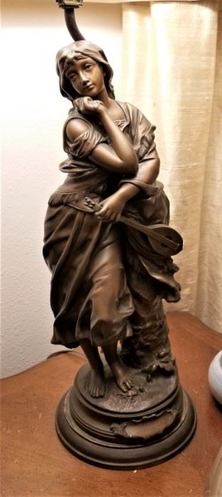 Bronze "Mignon" statue - 19th century