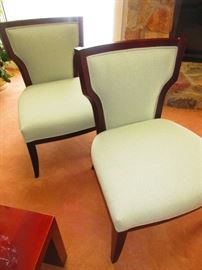 Crate & barrel accent chairs